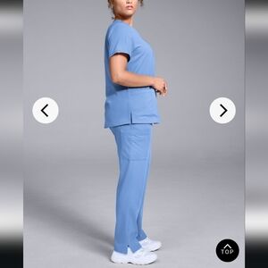 NWT Hypothesis Ceil Blue XS Scrub Set